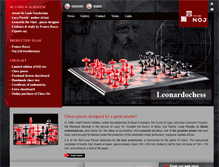 Tablet Screenshot of leonardochess.com